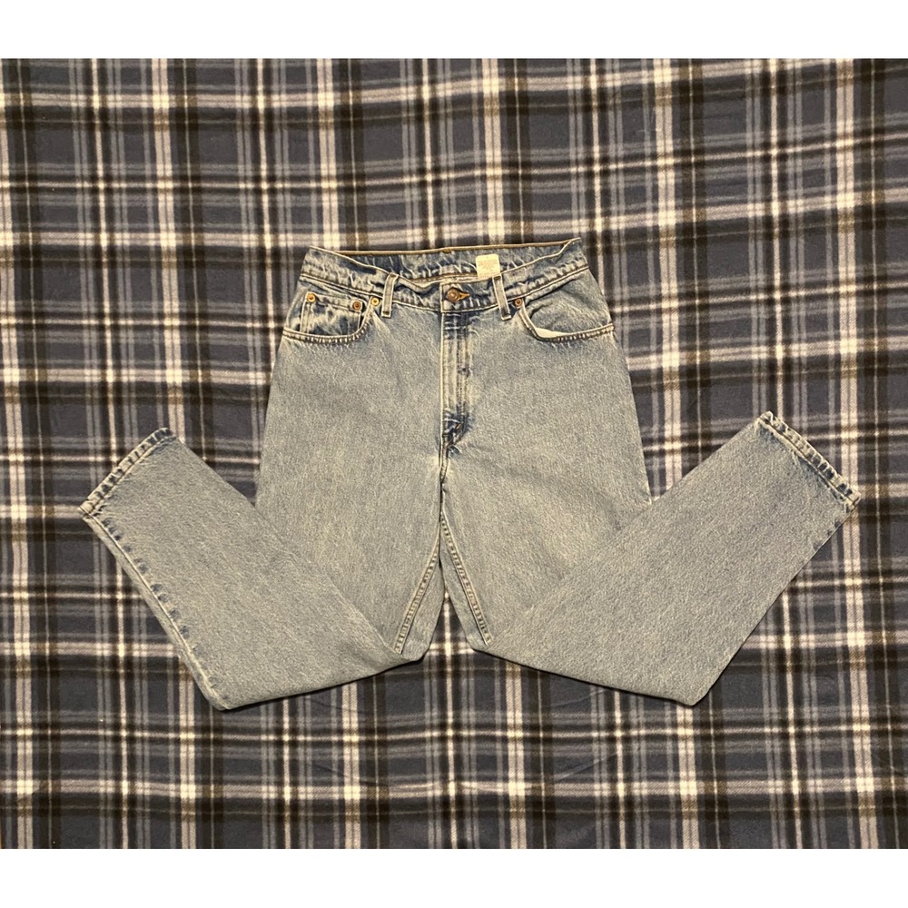 Levi's‎ 550 Women's Relaxed Fit Tapered Leg Jeans Light Wash Size 11 Short VTG